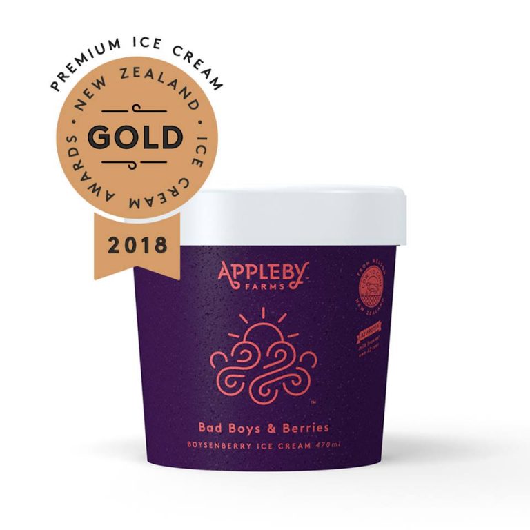 2018 New Zealand Ice Cream Awards Boysenberries New Zealand New